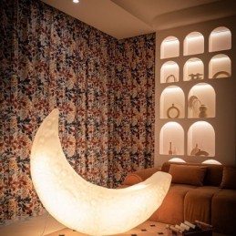 Nordic Style Cotton Curtain Made to Measure Curtain Leaf Printed