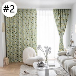 Cotton Curtain Made to Measure Curtain Fruit Printed Nordic