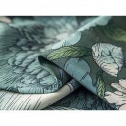 Cotton Curtain Made to Measure Curtain Floral Printed Nordic Style