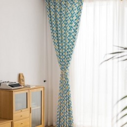 Curtain Made to Measure Curtain Geometric Printed Nordic Style