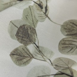 Cotton Curtain Made to Measure Curtain Leaf Printed Nordic