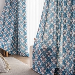 Cotton Curtain Made to Measure Curtain Printed Nordic Style