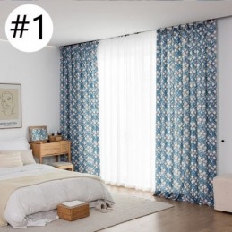 Cotton Curtain Made to Measure Curtain Printed Nordic Style