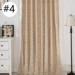 Cotton Blackout Curtain Made to Measure Curtain Vine Embroidered Nordic Style For Living Room Bedroom