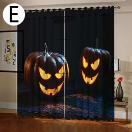 Curtains Pumpkin Digital Printing American Style