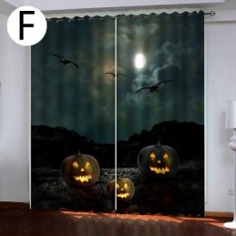 Curtains Pumpkin Digital Printing American Style