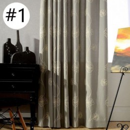 Blackout Curtain Made to Measure Curtain Nordic Embroidered For Living Room Bedroom