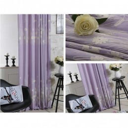 Cotton Blackout Curtain Made to Measure Curtain Nordic Plant Embroidered For Living Room Bedroom