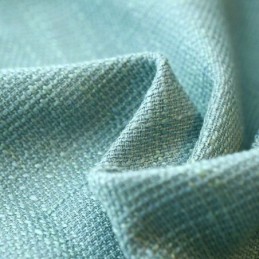 European Pastoral Style Curtain Made to Measure Curtain Solid Color Thicken Stitching