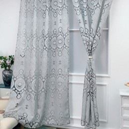 European Embroidered Curtains Blackout Curtain Made to Measure Curtain For Living Room Bedroom