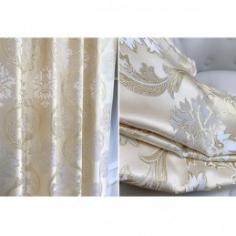 Jacquard Luxury Curtain Made to Measure Curtain European Blackout For Bedroom Living Room