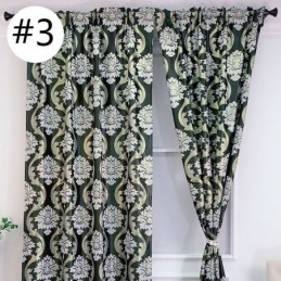 Jacquard Luxury Curtain Made to Measure Curtain European Blackout For Bedroom Living Room
