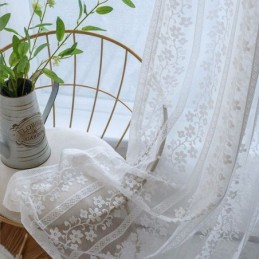 French Lace Floret Voile...