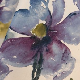 Curtain Made to Measure Curtain Floral Printed American Semi Blackout Curtains