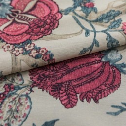 Polycotton Curtain Made to Measure Curtain American Flower Printed Blackout Curtains