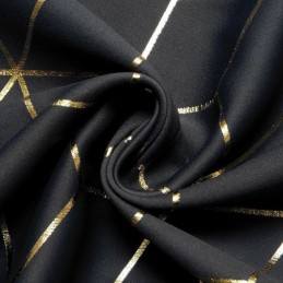 Blackout Curtain Made to Measure Curtain Geometric Bronzing Nordic Style For Living Room Bedroom