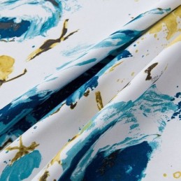 Printed Blackout Curtains Floral Nordic Style For Living Room Bedroom