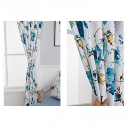 Printed Blackout Curtains Floral Nordic Style For Living Room Bedroom