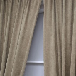 Solid Color Chenille Blackout Curtain Made to Measure Curtain Nordic Style Splicing For Living Room And Bedroom