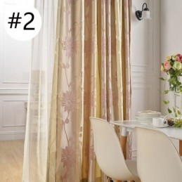 Nordic Blackout Curtains Floral Jacquard Curtain Made to Measure Curtain For Living Room Bedroom