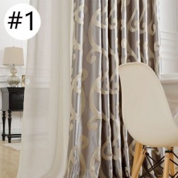 Blackout Curtain Made to Measure Curtain Nordic Jacquard For Living Room Bedroom