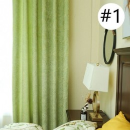 Blackout Curtain Made to Measure Curtain Nordic Solid Color Jacquard For Living Room Bedroom