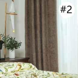 Blackout Curtain Made to Measure Curtain Nordic Solid Color Jacquard For Living Room Bedroom