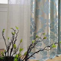 European Style Jacquard Curtain Made to Measure Curtain Shading Bedroom Living Room