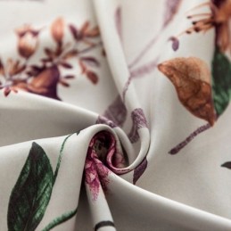 Nordic Blackout Curtains Plant Printed For Living Room Bedroom