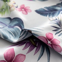 Nordic Blackout Curtains Plant Printed For Living Room Bedroom