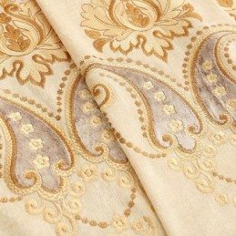 European Embroidered Curtains Luxury Blackout For Living Room Bedroom