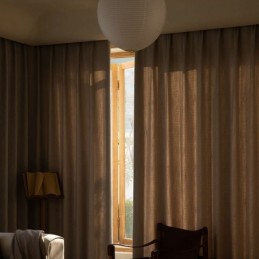 Modern Blackout Curtains Solid Color Jacquard For Living Room