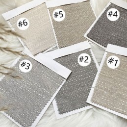 Modern Blackout Curtains Solid Color Jacquard For Living Room