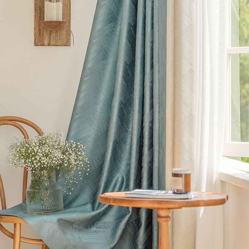 Nordic Blackout Curtain Made to Measure Curtain High Precision Jacquard For Bedroom Living Room