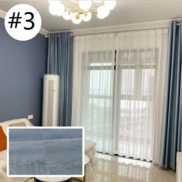 Nordic Blackout Curtain Made to Measure Curtain High Precision Jacquard For Bedroom Living Room