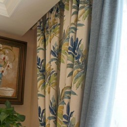 Nordic Jacquard Curtain Made to Measure Curtain Blackout Window For Living Room Bedroom