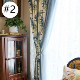 Nordic Jacquard Curtain Made to Measure Curtain Blackout Window For Living Room Bedroom