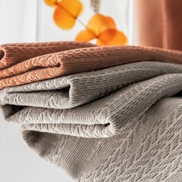 Modern Stitching Curtain Made to Measure Curtain Chenille Blackout For Living Room Bedroom