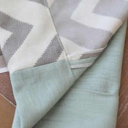 Luxury Jacquard Curtains Wavy Striped Blackout For Living Room