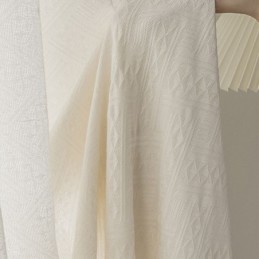 Geometric Pattern Drapes Modern Sheer Curtain Made to Measure Curtain For Living Room Bedroom