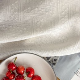 Geometric Pattern Drapes Modern Sheer Curtain Made to Measure Curtain For Living Room Bedroom