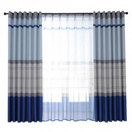 Nordic Blackout Curtain Made to Measure Curtain Stripes Printed Bedroom
