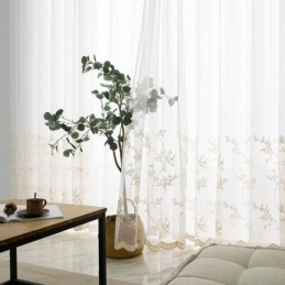 Embroidered Sheer Tulle...