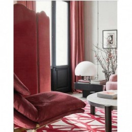 Minimalist Red Flannels Blackout Curtain Made to Measure Curtain Solid Color Fabric Living Room Bedroom