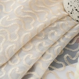 Embroidered Sheer Tulle Curtains Transparent Drapes Cortinas For Living Room