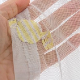 Decorative Sheer Curtain Made to Measure Curtain Candy Embroidered Tulle Curtains For Bedroom