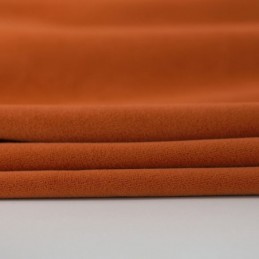 Orange Color Flannels Blackout Curtain Made to Measure Curtain Minimalist Solid Fabric Living Room Bedroom