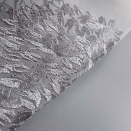 Breathable Sheer Curtain Made to Measure Curtain Flower Cluster Embroidery Living Room