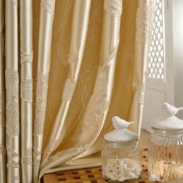 European Luxury Max Blackout Curtain Made to Measure Curtain Peony Flower Bedroom