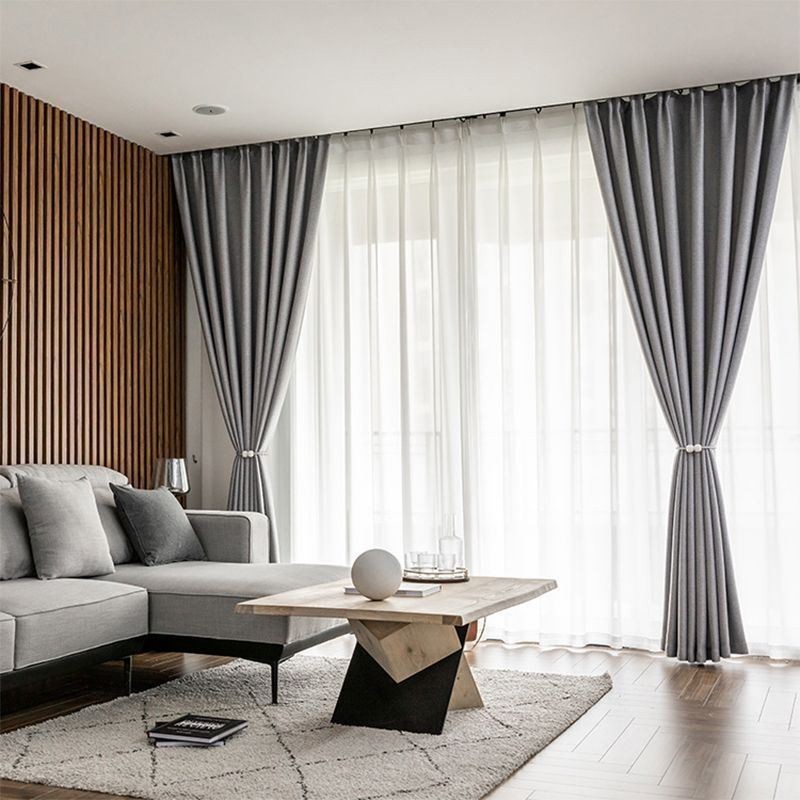 Solid Color Blackout Curtain Made to Measure Curtain Window Drapes Modern Curtains For Bedroom Living Room